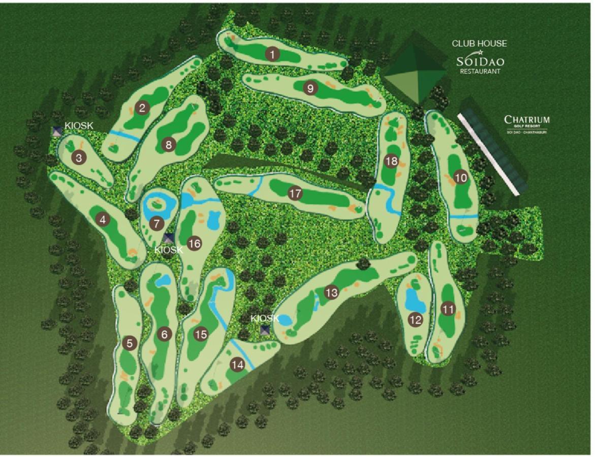 Chatrium Golf Resort Soi Dao Chanthaburi Ban Thap Sai Exteriör bild